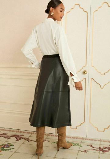 Кожаная юбка