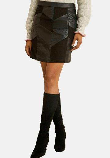 Кожаная юбка