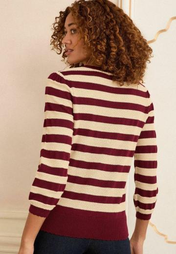 Пуловер с рукавом три четверти