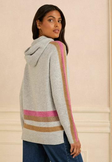 Пуловер в полоску