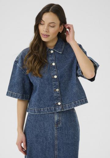 Джинсовая блузка