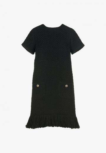 Вязаное платье