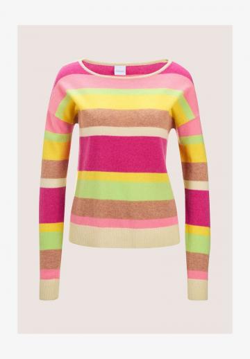 Пуловер в полоску