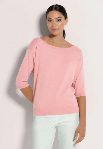 Пуловер с рукавом три четверти