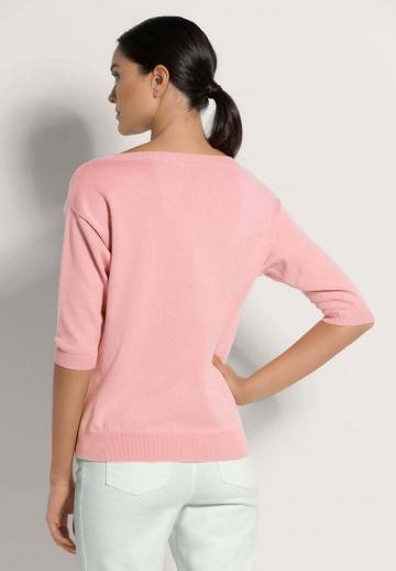 Пуловер с рукавом три четверти