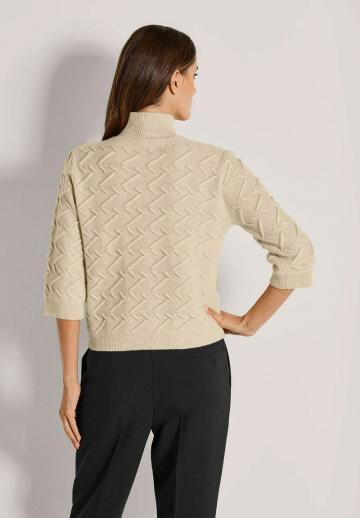 Пуловер с рукавом три четверти