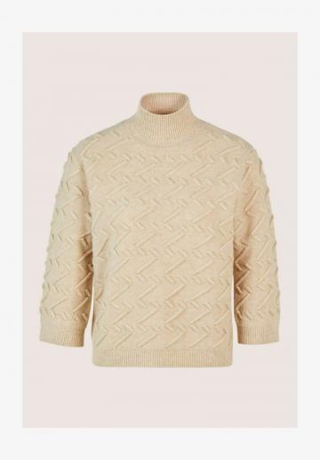 Пуловер с рукавом три четверти