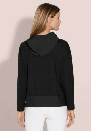 Пуловер с капюшоном