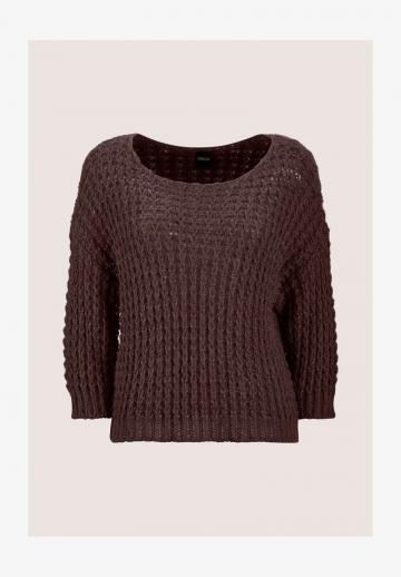 Пуловер с рукавом три четверти