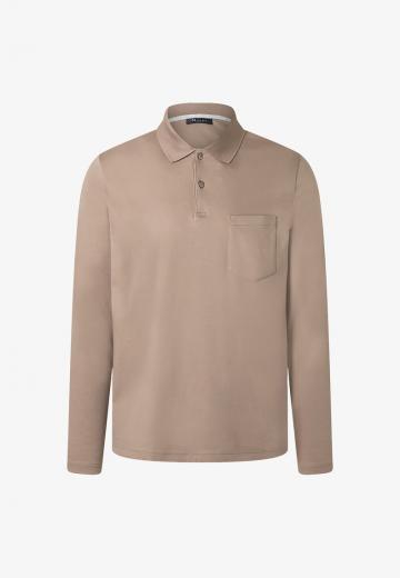 Поло с длинным рукавом