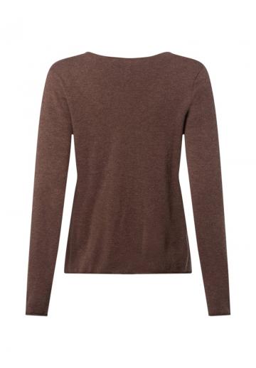 Пуловер с вырезом V