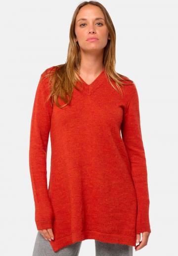 Длинный пуловер