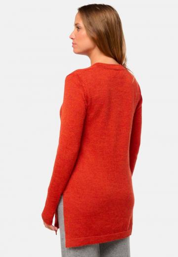 Длинный пуловер