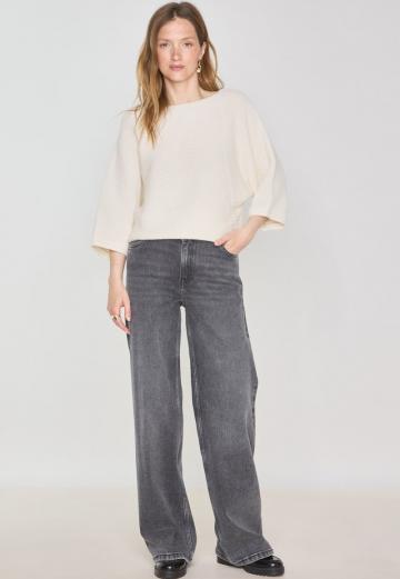 Пуловер с рукавом три четверти