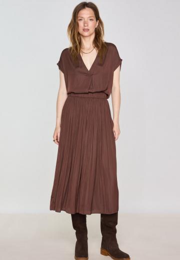 Атласная блузка