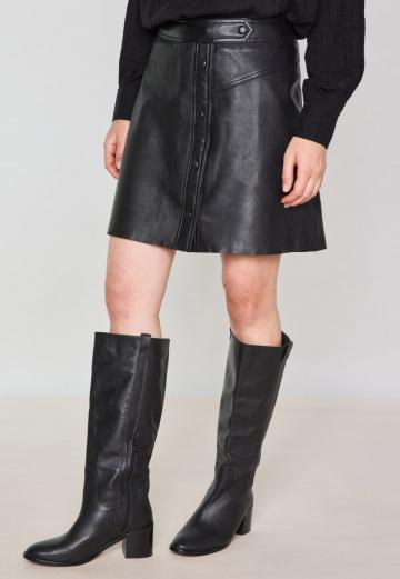 Кожаная юбка
