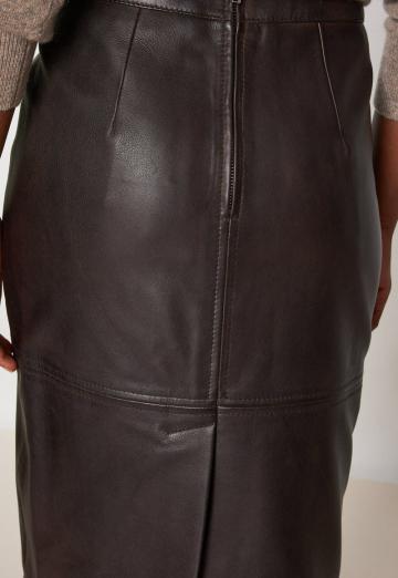 Кожаная юбка
