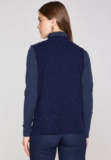 Пуловер без рукавов