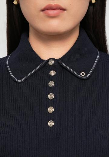 Вязаное платье