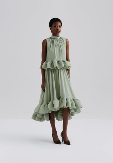 Юбка с воланами