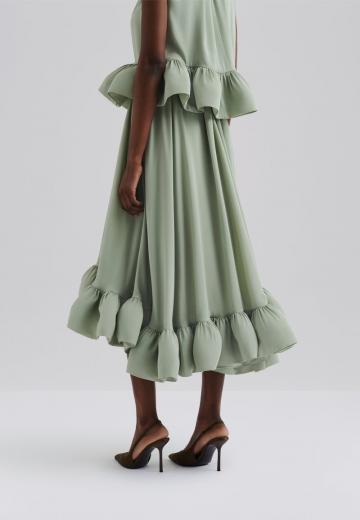 Юбка с воланами