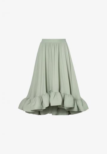 Юбка с воланами