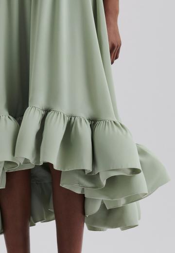 Юбка с воланами