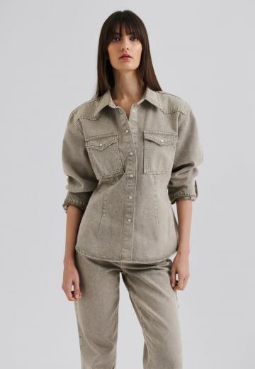 Джинсовая блузка