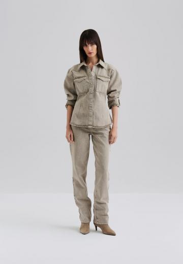 Джинсовая блузка