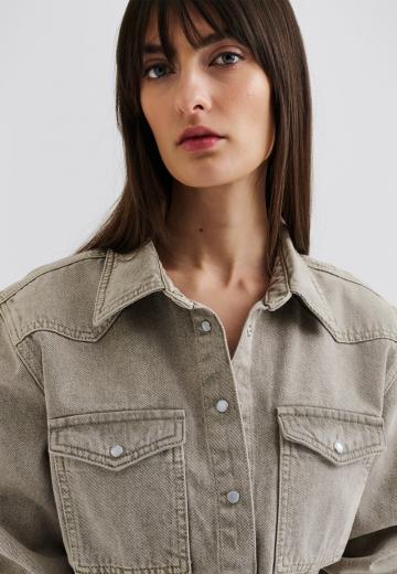 Джинсовая блузка