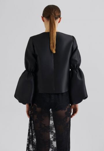 Атласная блузка