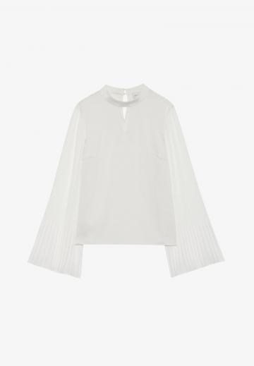 Атласная блузка