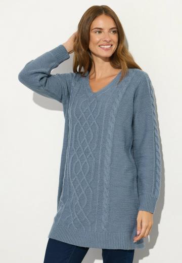 Длинный пуловер