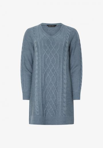 Длинный пуловер