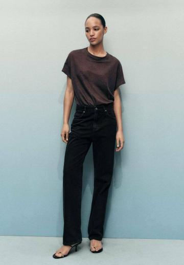 Прямые джинсы