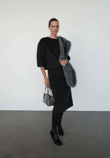 Вязаная юбка