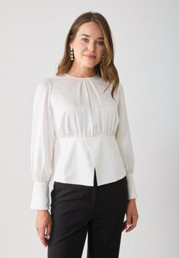 Атласная блузка