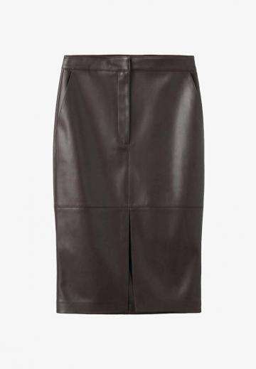 Кожаная юбка