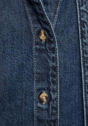 Джинсовая жилетка