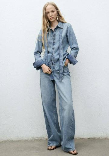 Джинсовая жилетка