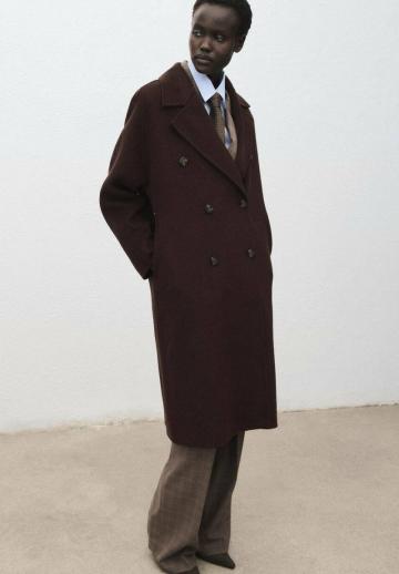 Шерстяное пальто