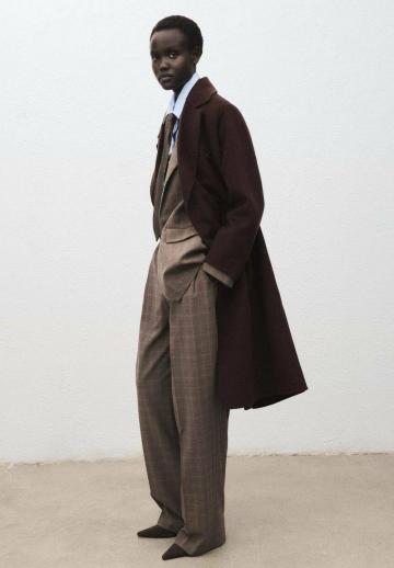 Шерстяное пальто