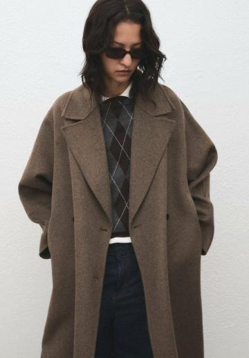 Шерстяное пальто