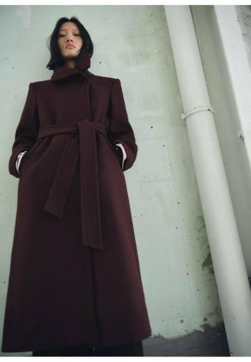 Шерстяное пальто