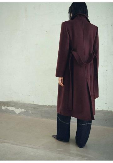 Шерстяное пальто