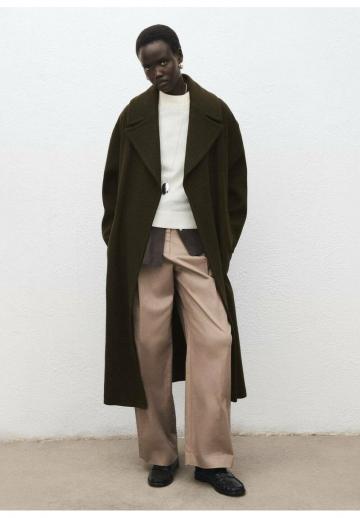 Шерстяное пальто