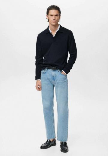 Поло с длинным рукавом