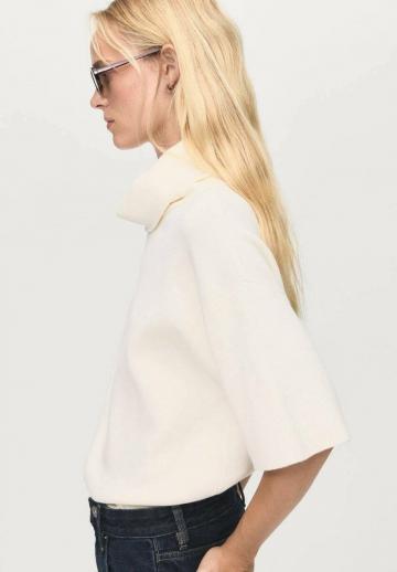 Пуловер с коротким рукавом