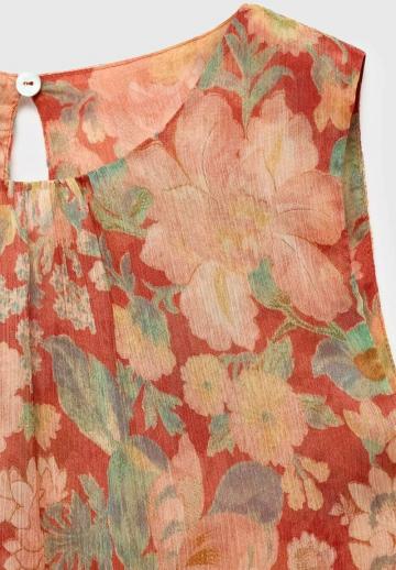 Блузка без рукавов