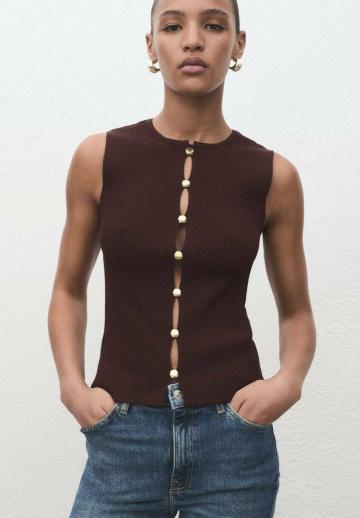 Джинсовая жилетка